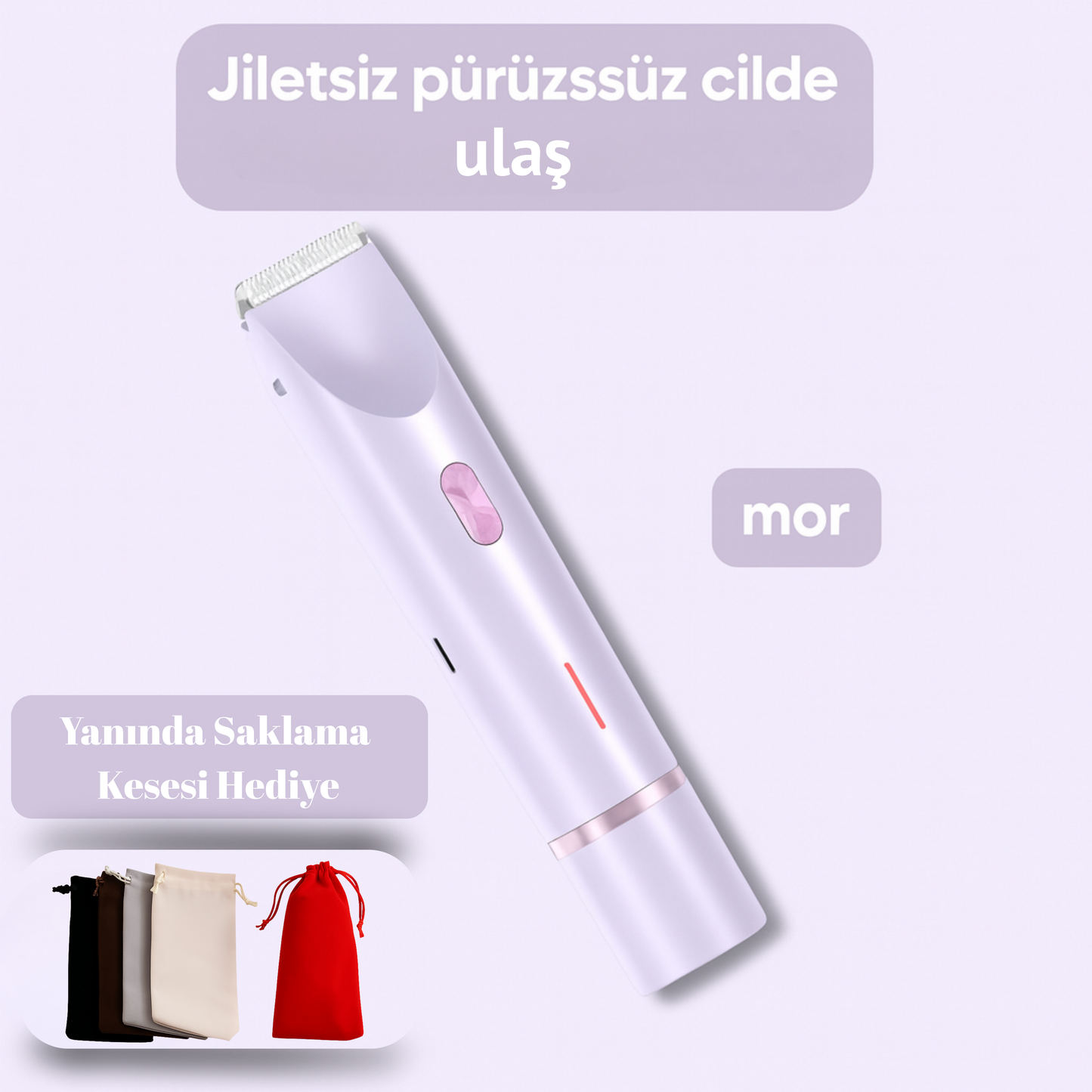 Puraura –  2’si 1 Arada Vücut Tıraş Cihazı